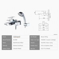 Смеситель  Gerhans K08 13008 - Превью изображения №5 — Интернет-магазин santehboom.by