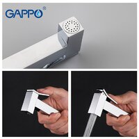 Смеситель с гигиеническим душем Gappo  G7217-8 - Превью изображения №2 — Интернет-магазин santehboom.by