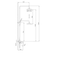Душевая система  FRAP F2486-9  - Превью изображения №9 — Интернет-магазин santehboom.by