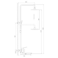 Душевая система  FRAP F2462  - Превью изображения №4 — Интернет-магазин santehboom.by