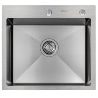 Кухонная мойка ARFEKA ECO AR 550*500 SATIN  - Превью изображения №2 — Интернет-магазин santehboom.by